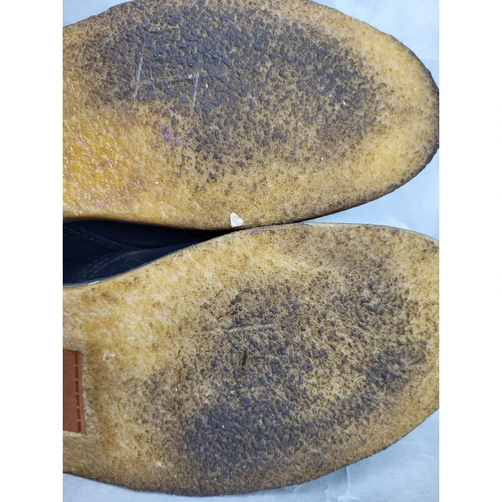UGG (Sz 10.5) Australia 3271 Leighton Suede Chukka Black Leather Ankle BOOTS Men